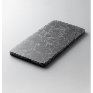 Доска сервировочная 27х13,5см, стекло, серия Freeze Slab, цвет серый Fs-M-Gr