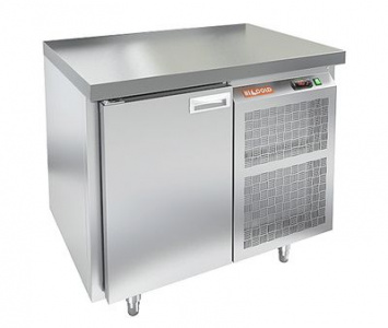 Стол охлаждаемый Hicold SN 1/BT W О (-10-18), островн.,1 дверь, пластификат, 900х600х850