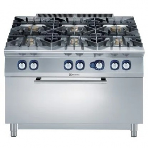 Плита 6 конфорочная 900 серии Electrolux E9GCGL6CL0 391015 ГАЗ