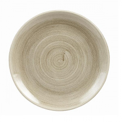 Купить тарелка мелкая 26см, без борта, stonecast patina, цвет antique taupe paatev101 – цена от завода, доставка до двери | RuOborudovanie.ru