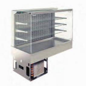 Витрина холодильная с охл. Поверхностью Emainox I7Vvqpa3Rpr4 8046667 пристенная встраиваемая