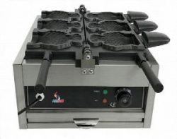 Вафельница Airhot WBF-3 рыбки 336х182мм чугун, электр.настольн.