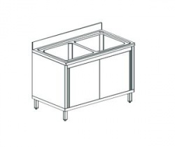 Купить ванна моечная apach chef line l2s127-55sd – цена от завода, доставка до двери | RuOborudovanie.ru