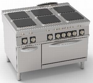 Плита 6 конфорочная 900 серии Tecnoinox Pf12E9 316039
