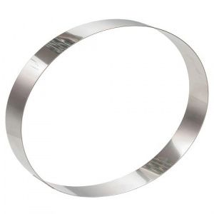 Форма кондитерская "ОВАЛ" 20,5Х15,5 СМ H 5 см, нержав. Сталь 2H5X18