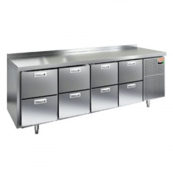Стол охлаждаемый Hicold GN 2222/TN (-2+10), 4секц.,8 ящиков, 2280х700х850 – купить в RuOborudovanie.ru с доставкой до двери Купить стол охлаждаемый hicold gn 2222/tn (-2+10), 4секц.,8 ящиков, 2280х700х850 – цена от завода, доставка до двери | RuOborudovanie.ru