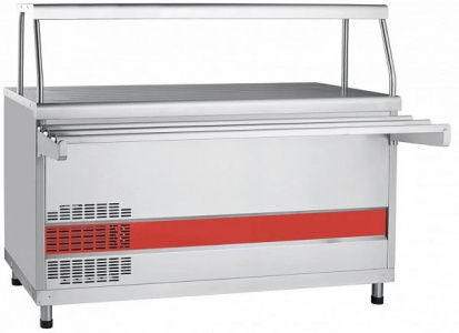 Прилавок Abat ПВВ(Н)-70КМ-01-НШ арт.21000011567 Аста холодильный откр., 2 полки, столешн.нерж.