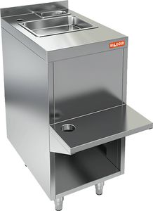 Стол пристенный закрытый Hicold нбмбп-4/5б