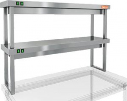 Купить полка тепловая hicold tp2-15/4 двухъярусная настольная (1500х400х800мм) – цена от завода, доставка до двери | RuOborudovanie.ru