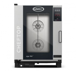 Пароконвектомат Unox XEVC-1011-E1RM на 10хGN1/1, с щупом, элекктр. настольн. – купить в RuOborudovanie.ru с доставкой до двери Купить пароконвектомат unox xevc-1011-e1rm на 10хgn1/1, с щупом, элекктр. настольн. – цена от завода, доставка до двери | RuOborudovanie.ru