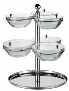 Подставка металл Buffet для мюсли 6 стекл.Чаш 50951554