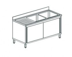 Купить ванна моечная apach chef line l2s177-55lwsd – цена от завода, доставка до двери | RuOborudovanie.ru
