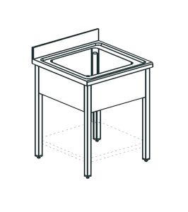 Ванна моечная Apach Chef Line Ls86-54Sh