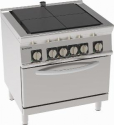 Купить плита 4 конфорочная 740 серии tecnoinox pfu8v7 716108 – цена от завода, доставка до двери | RuOborudovanie.ru