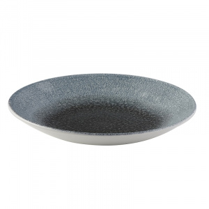 Тарелка глубокая 28,1СМ H3,7См, без борта, цвет Raku Duo Topaz-Quartz, Studio Prints Rdtqpd271