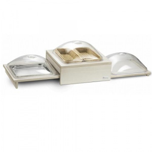Поднос сервировочный Buffet Compact 50Х42СМ H33См, складывающийся, с крышками, дерево 51602400