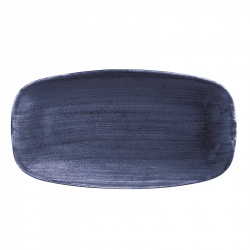 Купить блюдо прямоугольное chefs 35,5х18,9см, без борта, stonecast patina, цвет cobalt blue pablxo141 – цена от завода, доставка до двери | RuOborudovanie.ru