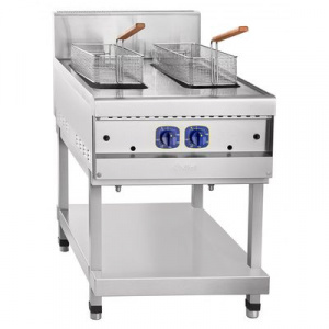 Фритюрница Abat ГФК-90.2П арт.21000000808 газ, нерж. 2х24.5л, 20кВт, на подставке 900 серии