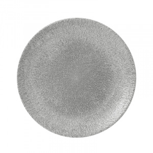 Тарелка мелкая 26СМ, без борта, цвет Raku Jasper Grey, Studio Prints Rkgjev101