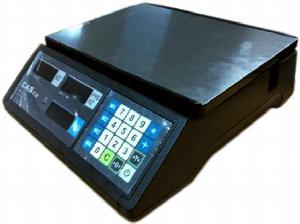 Весы торговые Cas ER-JR-15CB Lt Black Body (15кг,5г) электронные
