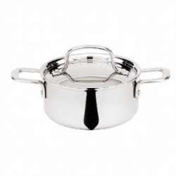 Купить кастрюля нержавеющая сталь с крышкой 0,7л d12см paderno 12509-12 – цена от завода, доставка до двери | RuOborudovanie.ru