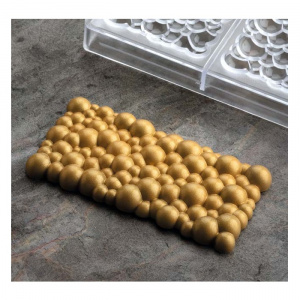 Форма для шок. "Chocolate Bar Sparkling" 155Х77ММ H12Мм, 100ГР, 3 ячейки, п/к Pc5001