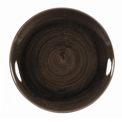 Купить тарелка мелкая 28,8см, без борта, stonecast patina, цвет iron black paibev111 – цена от завода, доставка до двери | RuOborudovanie.ru