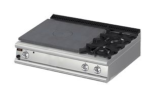 Плита газовая Apach Chef Line Lrstg129R2Dx со сплошной поверхностью 900 серии 