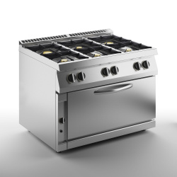 Купить плита газовая 6 конфорочная 700 серии apach chef line slrrg127fg – цена от завода, доставка до двери | RuOborudovanie.ru