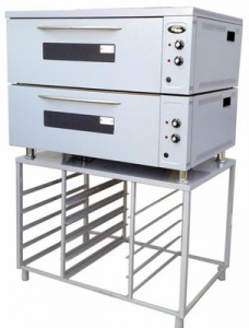 Печь хлебопекарная Grill Master ШЖЭ/2 секционный, кр. металл+н/сталь