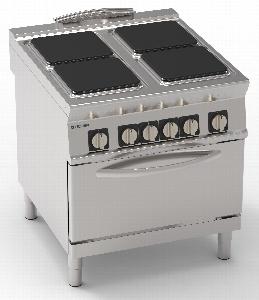Плита 4 конфорочная 740 серии Tecnoinox Pfs8V7 716086