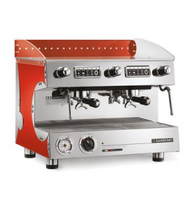 Кофемашина Sanremo Capri DLX 2 гр. 220В автомат красная