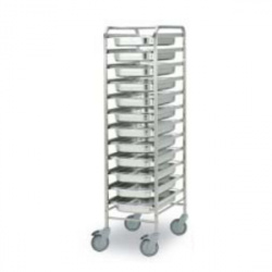 Тележка для гастроёмкостей 12Gn1/1 Metos Gnt-12 N-S