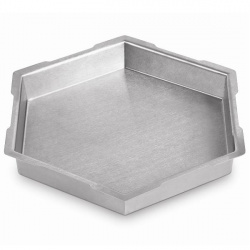 Купить поднос сервировочный honeycomb small d35,6см h3,8см, шестиугольный, для льда, нерж.сталь sm122 – цена от завода, доставка до двери | RuOborudovanie.ru