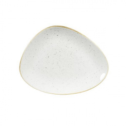 Купить блюдо треугольное chefs 26,5х20,5см, без борта, stonecast, цвет barley white swhstc261 – цена от завода, доставка до двери | RuOborudovanie.ru