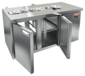 Купить стол для салатов hicold sl2-11gn без крышки (+2/+10) 350л, 2дв. 1390х700х850мм – цена от завода, доставка до двери | RuOborudovanie.ru