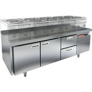 Стол с охлаждающим шкафом Hicold Gn112/Tn Lt