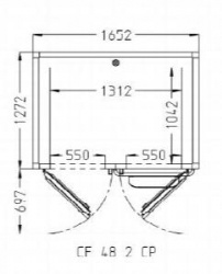 Купить камера расстоечная pavailler cf 48 2 cp 40x80 2двери/2тележки – цена от завода, доставка до двери | RuOborudovanie.ru