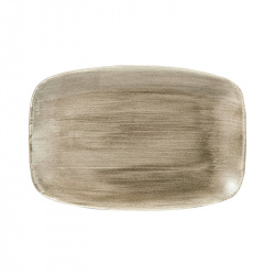 Купить блюдо прямоугольное chefs 30х19,9см, без борта, stonecast patina, цвет antique taupe paatobl41 – цена от завода, доставка до двери | RuOborudovanie.ru
