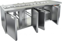 Купить стол для салатов hicold sl2t-1111/gn (1/6) без крышки (+2/+10) – цена от завода, доставка до двери | RuOborudovanie.ru