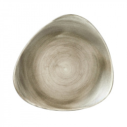 Тарелка мелкая треугольная 26,5СМ, без борта, Stonecast Patina, цвет Antique Taupe Paattr101 – купить в RuOborudovanie.ru с доставкой до двери Купить тарелка мелкая треугольная 26,5см, без борта, stonecast patina, цвет antique taupe paattr101 – цена от завода, доставка до двери | RuOborudovanie.ru