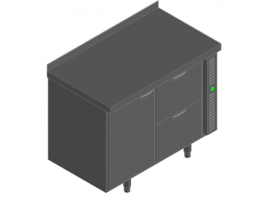 Стол с охлаждающим шкафом Hicold Sn 12/Bt P без агрегата