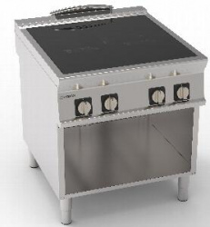 Купить плита 4 конфорочная 900 серии tecnoinox pcc8fe9 316023 – цена от завода, доставка до двери | RuOborudovanie.ru