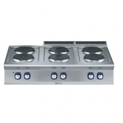 Купить плита 6 конфорочная 700 серии electrolux e7ecel6r00 371019 – цена от завода, доставка до двери | RuOborudovanie.ru