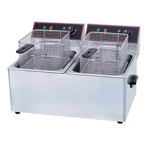 Фритюрница Hualian Machinery HEF-6L-2 (2 емкости)