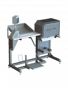 Машина Uni-Food Technic SP60J для отделения остатков мяса от хребта рыбы