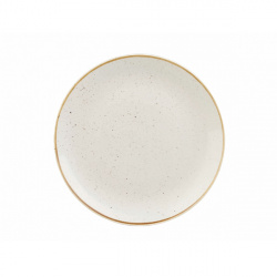 Купить тарелка мелкая 26см, без борта, stonecast, цвет barley white swhsev101 – цена от завода, доставка до двери | RuOborudovanie.ru