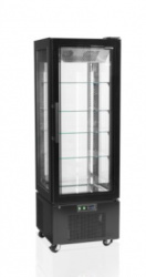 Купить витрина холодильная tefcold upd400-c black (черный) со стеклом 364л 0,32квт (+2...+8с) кондитерская – цена от завода, доставка до двери | RuOborudovanie.ru