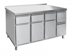 Купить стол для кофемашины abat скм-7-2 арт.210000801143 (1400х700х860мм) – цена от завода, доставка до двери | RuOborudovanie.ru