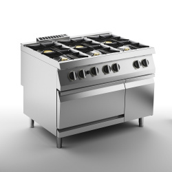 Купить плита газовая 6 конфорочная 900 серии apach chef line slrrg129fgcs – цена от завода, доставка до двери | RuOborudovanie.ru